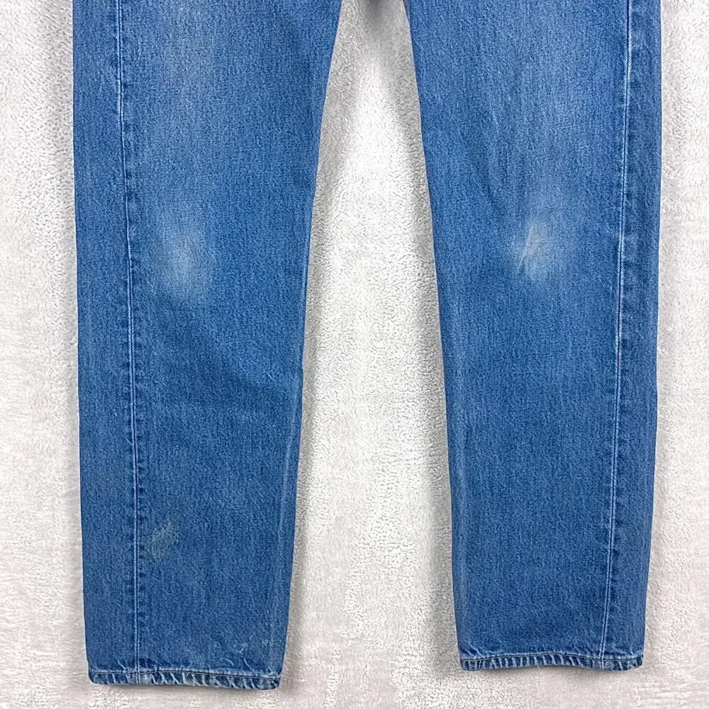 VTG Levis 501 Jeans Mens 33x38 (32x33) Faded Button Fly Classic Preppy Indie